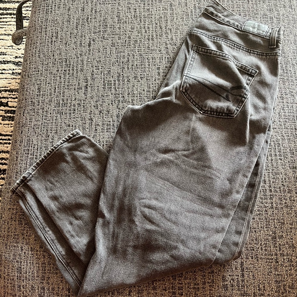 American Eagle Outfitters Women's Charcoal Straight Leg Jeans